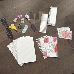 ME & MY BIG IDEAS Happy Planner Bookmarks Dividers Paper Discbound Inspiration
